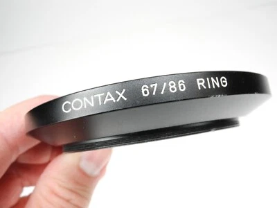 Кольцо Contax 67/86 адаптер объектива камеры 67 мм на 86 мм повышающее кольцо сделано в Японии - Изображение 1 из 4