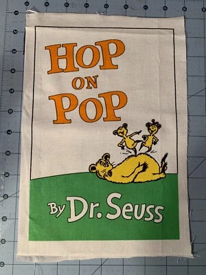 Dr. Seuss хлопчатобумажная ткань панель 7 «x 10», Sneeches, Hop on Pop, Yertle, Horton больше - Изображение 1 из 4