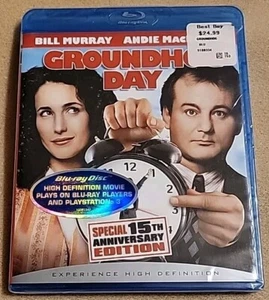 NEW Groundhog Day (Blu-ray, 1993) Bill Murray, Andie MacDowell, SEALED - Picture 1 of 5