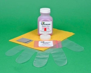 Ricarica toner magenta per 407541 Ricoh C250 C250DN C261 100 gr. Pagine 2.3K + chip - Foto 1 di 1