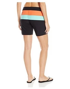 NUEVO VOLCOM SIMPLY SOLID 7" BOARDSHORT BOARDIE STRETCH PANT NEGRO TALLA 5 PP180 - Imagen 1 de 3