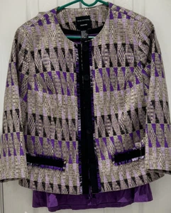 DonCaster Tank Top and Blazer Size 14 Blazer - Picture 1 of 15