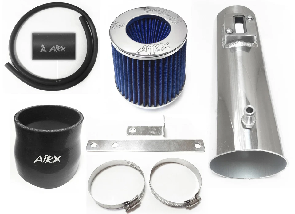 Kit de sistema de admisión de aire AirX Racing negro-azul para Acura TL 2010 3,7 L V6 + filtro Foto 1 de 1