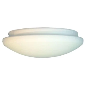 Windward IV Ceiling Fan Replacement Glass Bowl Frosted White Light Easy Install - Picture 1 of 11