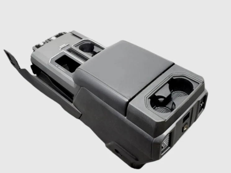 2015-2016 Ford Truck F150 Front Floor Full Center Console with Lid XLT Oem Black Foto 1 de 1