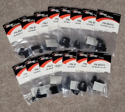LOT OF 15 ~ Hitec #55412 Servo Case Set: HS-56HB ~ Wholesale Liquidation  Lot - Image 1 of 2