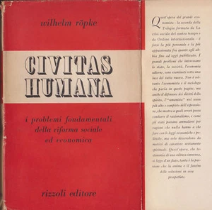 Wilhelm Röpke - Civitas Humana - Rizzoli 1947 - Imagen 1 de 1