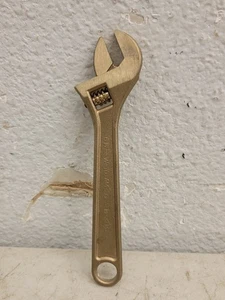 AMPCO W-70 ALBR 6 inch Adjustable Wrench - Brass, Sparkless - Picture 1 of 11