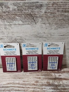 schmetz sewing machine needles 110/18 .... 3 Packs - Picture 1 of 2