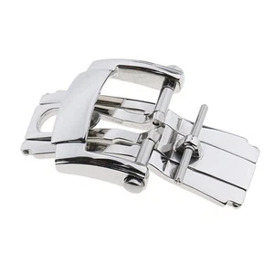 Stainless Steel Deployment Butterfly Buckle Clasp for Watch 18mm 18mm Style A - Picture 1 of 5