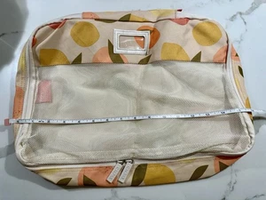 Calpak Luggage 1 Large Cube Mesh Bag Grapefruit Pattern Lightweight 14" x 10" - Picture 1 of 5