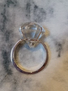 GODINGER XL SHANNON Handmade CRYSTAL DIAMOND RING Paper Weight IRELAND Design - Picture 1 of 8