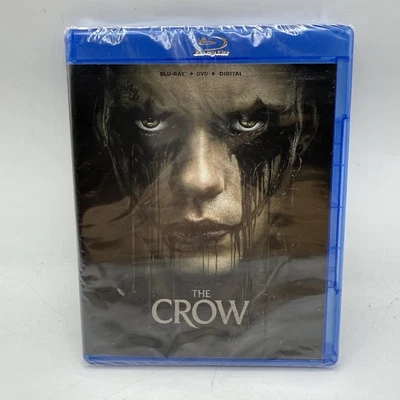 The Crow (Blu-ray + DVD + Digital 2024) Bill Skarsgard SEALED NEW - Image 1 of 3