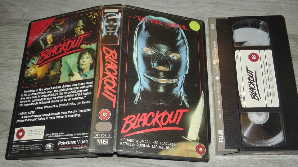 Blackout VHS Video Tape Ex Rental Pre Cert Polygram - Image 1 of 1