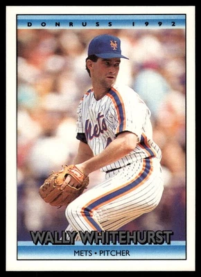 1992 Donruss #134 Wally Whitehurst Leaf, Inc. - Image 1 of 2
