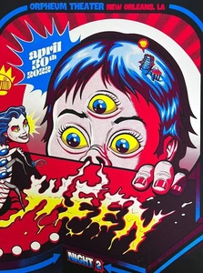 2022 WEEN CONCERT POSTER WALL ART PRINT 11 X 17 INCHES NEW ORLEANS LOUISIANA - Picture 1 of 1