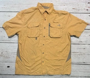 Natural Gear Vented Button Up Short Sleeve Shirt Men’s Sz L - Picture 1 of 13