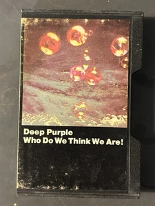 Deep Purple "Who Do We Think We Are!" Cassette Tape Vintage Slipcase 1973 - Picture 1 of 4