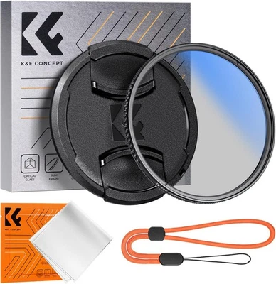 K&F Concept CPL Circular Polarizer Filter w/ Lens Cap for Camera 55/62/67/7277mm - Image 1 of 4