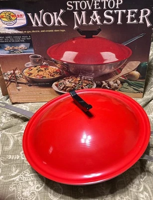 Vintage Nordic Ware Verde Ceramic Nonstick Double Layer Wok Never Used - Image 1 of 4