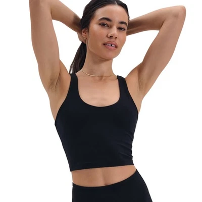 MATE Organic Stretch Racer Tank | Black | Medium | NWT | Organic Cotton - Image 1 of 4
