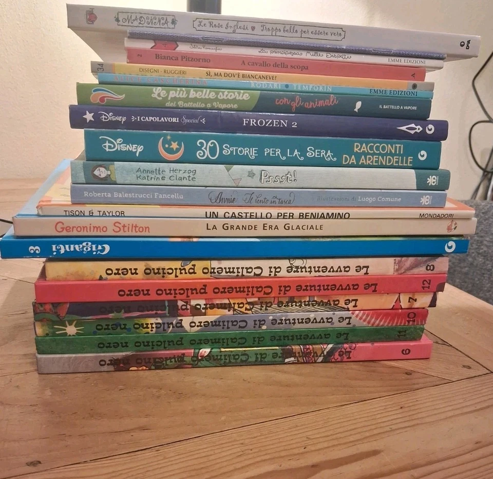Lotto di 20 libri per bambini e ragazzi in ottime condizioni - Immagine 1 di 1
