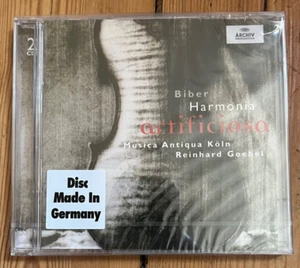 Biber Harmonia artificios Reinhard Goebel NEW SEALED CD - Picture 1 of 2