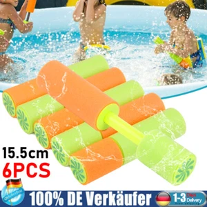 6x Mini Wasserpistole Wasserspritzpistolen Wasserpistole Sommer Pool Spielzeug - Bild 1 von 22