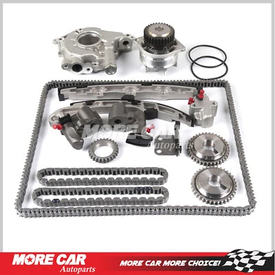 Kit de corrente de distribuição para 02-07 Infiniti Nissan Murano 350Z 3,5L conjunto de bomba de água óleo - Imagem 1 de 4