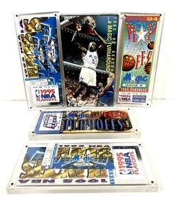 NBA Shaq Orlando Magic Sealed VHS, Genuine Playoff & Collectors Tickets 92-96 - Picture 1 of 12