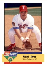 1994 Tulsa Drillers Fleer/ProCards #253 Frank Turco Patchogue New York NY Card
