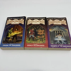 The dark sword trilogy Margaret Wei’s And Tracey Hickman Paperback Set 1-3 - Foto 1 di 19