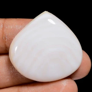 100% Natural Mother Of Pearl Heart Shape Cabochon Gemstone 48 Ct 29X30X7mm AB665 - Picture 1 of 4