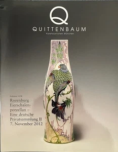 QUITTENBAUM Rozenburg Eggshell Porcelain Private Collection II Catalog 2012 - Imagen 1 de 1