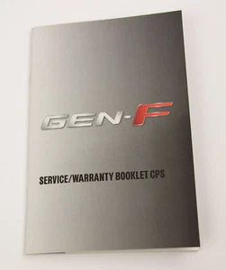 GENUINE HSV SUPPLEMENT OWNERS MANUAL SERVICE WARRANTY BOOKLET LS3 GEN-F VF NEW - Picture 1 of 3