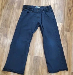 LEVI STRAUSS & CO. SIGNATURE STRAIGHT BLACK BOYS SIZE W29 L25 REGULAR ADJUSTABLE - Picture 1 of 12