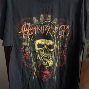 T-shirt nera I Wanted to Tell Her Ministry Band cotone unisex RM787 - Foto 1 di 3