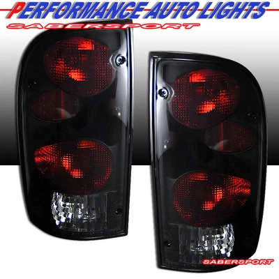 Juego de pares de luces traseras Altezza de humo negro para Toyota Tacoma 1995-2000 2x2 4x4 Foto 1 de 2