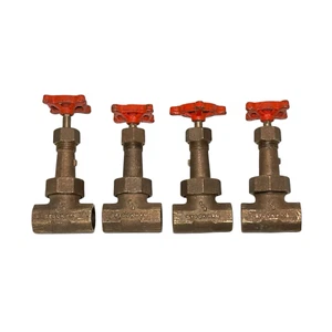 STOCKHAM 1/2" BRONZE GATE VALVE B-120 150 S 300 CWP - LOT OF 4 - Picture 1 of 5