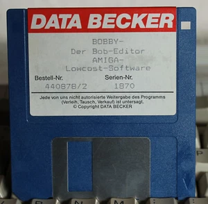 Bobby der Bob Editor 440878/2 Data Becker 3,5" Diskette (Amiga) - Bild 1 von 3