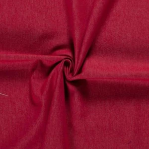 Lusso Denim Jeans Twill Tessuto Stoffa - Rosso - Foto 1 di 3
