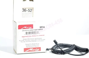 METZ MZ-5534 - 36-52 COILED PC CORD FOR 32CT SERIES FLASHES NOS - Picture 1 of 3