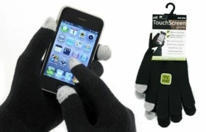 Guanti invernali touchscreen, perfetti per spostarsi e lavorare al freddo! Nero - Foto 1 di 1