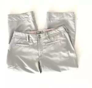 Pantaloni donna Horny Toad cropped Capris taglia 6 pantaloni fondo grigio - Foto 1 di 9