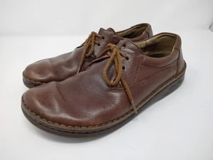 Birkenstock Size 43 Men’s 10 Memphis Shoes Brown Leather Lace Up - Picture 1 of 8