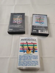 Hooked on Classics & Instrumentals Royal Philharmonic Orchestra  3 Cassettes - Picture 1 of 5