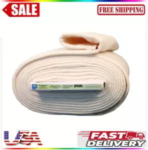 Natural Cotton Batting 96" X 9 Yards By The Bolt Lightweight Breathable - Picture 1 of 7