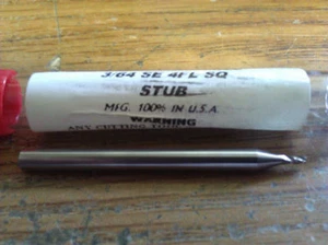 .0469 ZOLL 3/64 ZOLL 4 FLÖTEN EINENDIG STUMMELLÄNGE HARTMETALL SCHAFTFRÄSER - Bild 1 von 1