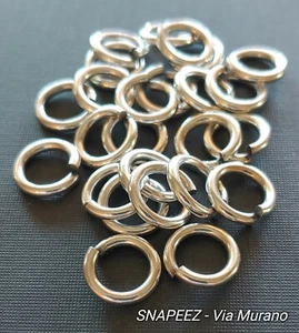 SNAPEEZ® II ULTRAPLATE® Silber Moonlight Sprungring 12 mm. Made in USA. - Bild 1 von 4