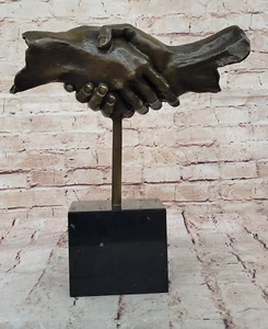 Bronze Sculpture a Tribute to Dali Rare Masterpiece Artwork Quality Figurine Art - Picture 1 of 10